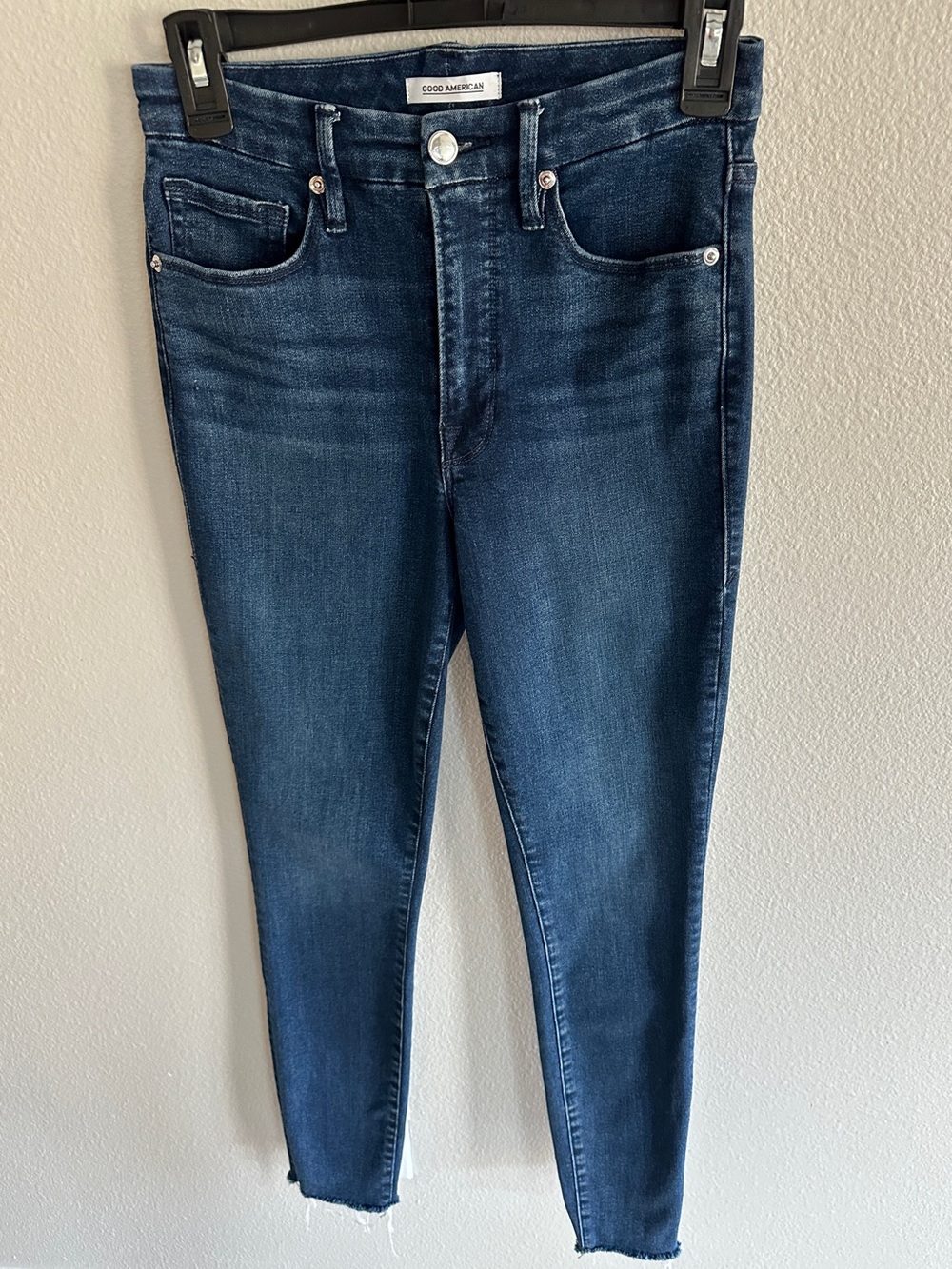Good American Good Legs Dark Blue Skinny Jeans